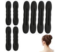 8-Pack Bun Maker Set - Magic Foam Twister & Lazy Hairpin Tool for Effortless Updos - Perfect Shapers & Accessories for Girls and Women - Gift for Stylish Hair