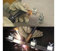 8 Pack Butt Welding Clamps for Sheet Metal with Adjustable Positioning Clips to Keep Workpieces Secure During Welding