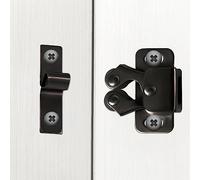 8 Pack Cabinet Latch Double Roller Catch Hardware, Sturdy Cabinet Latches and Catches Cabinet Latch Hardware for Lockers, Cupboard, Closet Door