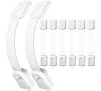 8-Pack Cabinet Locks Baby Proofing - Syican Child Proof Drawer Locks, Multi-Purpose for Drawers, Fridge, Toilet Seat, Trash Can