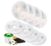 8 Pack Cat Water Fountain Replacement Filters Fit for 3L Flower Water Dispenser Automatic Pet Dog Cat Fountain Filter