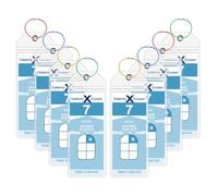 8-Pack Celebrity Cruise Luggage Tag Holder, 2026 Cruise Ship Essentials | Waterproof, Durable Plastic Clear labels with Steel Loops & Zip Seal - Fits All Celebrity Cruise Luggage Label
