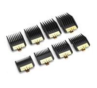 8 Pack Clipper Guards set with Metal Clip for BaBylissPRO Series Hair Clippers, Cutting Lengths 1/16"-3/4"，Replacement for BaByliss Clipper Guards
