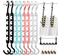 8-Pack-Closet-Organizers-and-Storage,Sturdy Organization-and-Storage-Hangers-Space-Saving for Wardrobe,Dorm-Room-Essentials for College Students Girls Smart Clothes Hanger