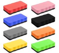 8 Pack Colorful Whiteboard Eraser, Magnetic Dry Erase Erasers for Classroom, Magnetic Whiteboard Eraser, Office, Home, Assorted Colors, Efficient Cleaning Tool for White Boards, Multi-Color