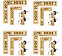 8 Pack Corner Clamps for Woodworking, Khaki