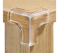 8 Pack Corner Protectors, Clear Table Corner Guards Protectors Baby Proof Furniture Corners & Edges Safety Bumpers Covers, T Shaped 1.4x1.4x1.4 in