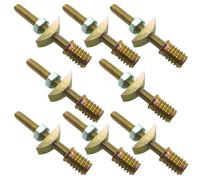 8 Pack Countertop Connector Bolts, M8*80mm Table Top Fasteners Worktop Connecting Bolt Furniture Nuts Hardware for Jointing Clamping Fixing