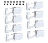 8 Pack Disposable Ear Piercing Gun with Ear Studs Asepsis No Pain Safety Self Ear Piercing Gun Kit Tool for Girls Women Men