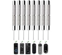 8 Pack Doorbell Removal Pin, Release Key Security Removal Tool Replacement, Remove Video Doorbell from Mount Compatible with Nest Video Doorbell Arlo Video Blink Video Doorbell