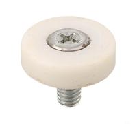 8-Pack Drawer Roller Replacement Wheels with Ball Bearings, M6x1 Stainless Steel Threaded Rod, 19mm-29mm Diameter, for Cabinet, File Draw(22mm)