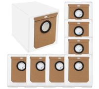 8 Pack Dust Bag for Eufy L50 SES, L60 SES Series Robot Vacuum Cleaner with Self-Empty Station,Replacement Parts Bags for Conga Home 10000, 8090 Ultra, 9090 AI, for Haier H9 + Dirt Disposal Bags