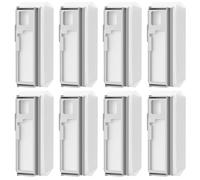 8 Pack Dust Bags for Narwal Freo X Ultra & Freo X Plus Robot Vacuum, 1L Capacity Disposable Dust Bag Replacement with Built-in Hepa Fil-ter