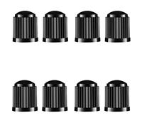 8 Pack Dust Caps For Car Tyres,Dust caps,Tyre Valve Caps With Seal Ring,Plastic Tyre Caps For SUV, Motorbike, Trucks, Bike, Bicycle, Black