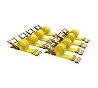 8 Pack E-Track Ratchet Straps 2" x15' 4400LB Tie Down