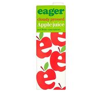 ( 8 Pack ) Eager Cloudy Pressed Apple Juice 1 Litre