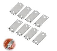 8-Pack Edge Banding Trimmer Replacement Blades for Edge Banding Trimmer Tool, Stainless Steel Blade for Woodworking, Long-Lasting Sharpness (Blades Only)