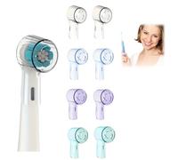 8 Pack Electric Toothbrush Head Covers Compatible with iO Series 4/5/6/7/8/9,iO10,Genius,Smart6 - H/ygienic Dustproof Protective Travel Cap,Case for Brush Heads,Portable Holder for Adults
