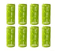 8-Pack Expandable Tree Trunk Protector, 30x20cm PP Plastic Bark Guard with Vents for Garden Plants, Shields Against Mowers and Trimmers(Fruit green)