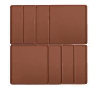 8 Pack Extra Thick 14'' × 14'' Silicone Dehydrator Sheets with Edge for Excalibur - Fruit Vegetables Leather Dehydrator Trays for Liquids - Dehydrator Mats Trays Liner Accessories