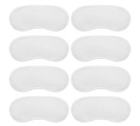 8 Pack Eye Mask for Sleeping, White Soft Comfortable Sleeping Blindfold Eye Covering for DIY Color Men Women Children Night Sleeping Travel Hotel Nap Team Games Party Supplies A8SMYZBG