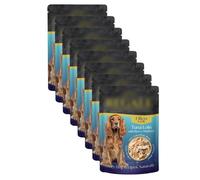 (8 Pack) Fillets In Jelly 100g - Tuna Loin With Rice & Mackerel - This Luxurious Recipe Will Have Your Furry Friend Barking With Delight - Only The Best For Your Dog.