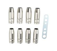 8-Pack for mig Welding Conical Gas Nozzles & Wrench for 25AK MB25 Torch,