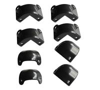 8 Pack Front Rear Black Plastic Guitar AMP Amplifier Cabinet Corner For Marshall Accessory