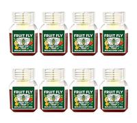 8 Pack Fruit Fly Trap, Non-Toxic Fruit Fly Killer, Indoor Fly Catcher Attract & Trap Fruit Flies, Fly Traps Indoor for Kitchen & Home Use, 3 Weeks of Performance per Bottle (Green)