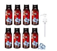 8 Pack - FruttaMax Cola Syrup | Less Sugar | 50% Real Fruit Concentrate | Suitable for soda Machine 8x500ml