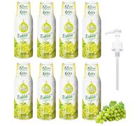 8 Pack - FruttaMax Grape Syrup | Less Sugar | 60% Real Fruit Concentrate | Suitable for soda Machine 8x500ml
