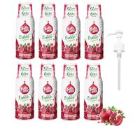 8 Pack - FruttaMax Pomegranate Syrup | Less Sugar | 60% Real Fruit Concentrate | Suitable for soda Machine 8x500ml