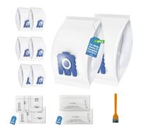 8 Pack GN Vacuum Cleaner Bags with 4 Filters Compatible with Miele Hoover Bags Classic C1, Complete C3/C2/C1,S227,S270,S400i,S600,S800,S2000,S5000,S8000,S2,S5,S8,Compact C1/C2,Series Vacuum Cleaners