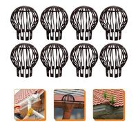 8 Pack Gutter Downpipe Leaf Filters Plastic Balloon Guards Prevent Blockages From Leaves Moss And Debris Weatherproof