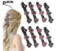 8 Pack Hair Bands for Women, Headband Hairbands Hair Accessories for Women, Headbands for Women's Flower Braided Hairband for Girls, Create a Variety Of Stylish Hairstyles (02#-8 pack, 1)