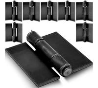 8 Pack Heavy Duty Weldable Hinges 5 mm Thick Solid Steel Butt Weld On Hinges Extra Heavy Hinge for Gates & Doors