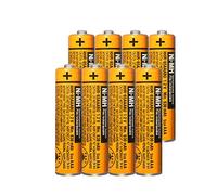 8 Pack HHR-65AAABU NI-MH Rechargeable Battery for Panasonic 1.2V 630mAh AAA Battery for Cordless Phones