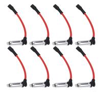 8-pack High-voltage Ignition Wires for Gmc For Hummer Models (2003-2008) - Oem Replacement M8 to 48322/48322 / 7831 8mm-10mm Diameter Heat-resistant Red(10MM)