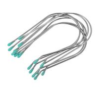 8 Pack Hot Roller Clips for Hair Curlers, 304 Stainless Steel | Easy Operation, Compact Storage, Silver Finish, for Home Perm and Creating Different Hairstyles
