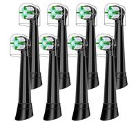 8 Pack iO Brush Heads Compatible with Oral B iO Toothbrush Head, for Oral B iO 2 3 4 5 6 7 8 9 10 Series Electric Toothbrushes, Bristles Wrap Around The Teeth, Complete Plaque Removal