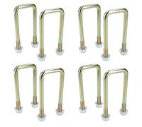 8 Pack M10 40mm x 110mm U-Bolt N-Bolt for Trailers with Nuts HIGH TENSILE