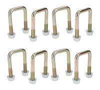 8 Pack M10 40mm x 70mm U-Bolt N-Bolt for Trailers with Nuts HIGH TENSILE