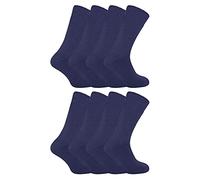 8 Pack Mens Thermal Sleep Socks | Soft & Comfortable Warm Bed Socks for Men | Size 6-11