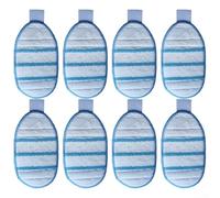 8 Pack Microfiber Cleaning Cloths for FSH10SM FSH10SMP for Steam Mop Pads - Highly Absorbent Replacement Covers for Floor Decontamination - Washable Reusable Gloves