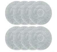 8 Pack Microfiber Mop Pads Compatible With For Cecotec For Conga M100 Spin Ai Robot Vacuum Cleaner For Deep Cleaning Floors And Removing Pet Hair Replacement Accessory Kit For Home Use Today