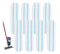 8 Pack Microfiber Mop Refill Pads for Vileda/O-Cedar H2Pro Flat Mop