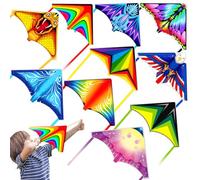 8 Pack Mini Kites for Boys Girls 3-5 6 7 8 Party Favors and Favors, Bulk Finger Launcher Kites Easy to Fly for Kids Teens 4-18 Years Old
