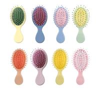 8 Pack Mini Wet Hair Brush, Eight color air bag combs, Suitable for travel, Carry on, anti-static, Suitable for Thick, Curly, Thin, Long short wet or dry hair