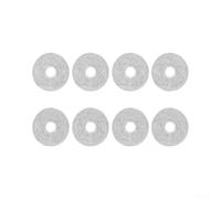 8-Pack Mop Pads for Roomba for combo 415 - Washable Microfiber Replacement Parts for DualClean System - 115mm Diameter Cleaning Cloths for Hard Floors