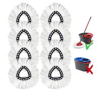 8-Pack Mop Replacement Heads for Ocedar Mop Replace Head EasyWrin Spin Mop Heads Replacements, Easy Cleaning Mop Head Replacement